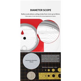 DSPIAE PT-C Integral Stepless Circular Cutter