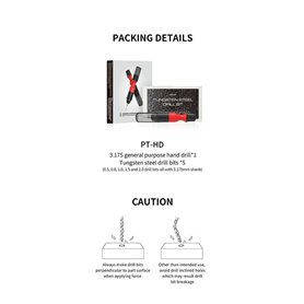 DSPIAE PT-HD 3,175 mm General Purpose Hand Drill