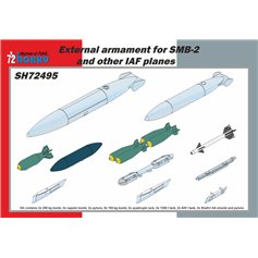 Special Hobby 1:72 EXTERNAL ARMAMENT FOR SMB-2 AND OTHER IAF PLANES