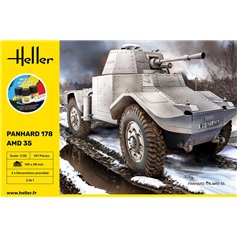 Heller 1:35 Panhard 178 AMD 35 - STARTER KIT - w/paints 