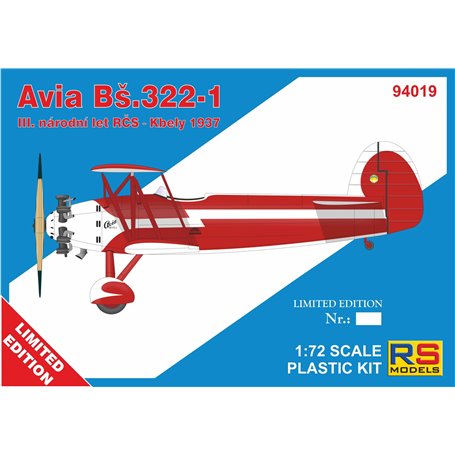 RS Models 1:48 Avia Bs. 322-1 - LIMITED EDITION