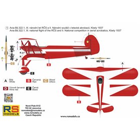 RS Models 1:48 Avia Bs. 322-1 - LIMITED EDITION