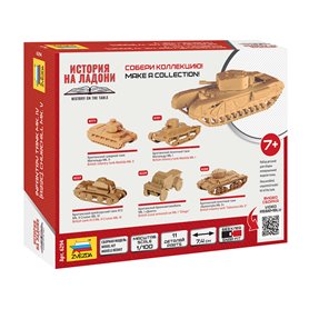 Zvezda 1:100 Churchill Mk.V - INFANTRY TANK