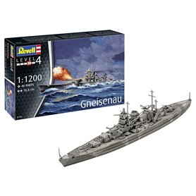 Revell 65181 1/1200 Model Set - Battleship Gneisenau