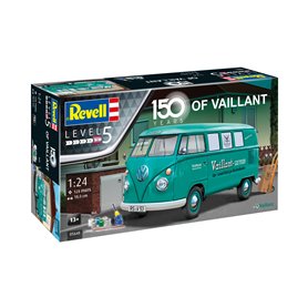 Revell 1:24 VW T1 Bus - 150 YEARS OF VAILLANT - GIFT SET - z farbami
