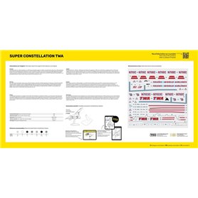 Heller 58391 Starter Kit - Super Constellation TWA
