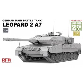 RFM 1:35 Leopard 2A7 - GERMAN MAIN BATTLE TANK W/WORKABLE TRACKS