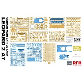 RFM 1:35 Leopard 2A7 - GERMAN MAIN BATTLE TANK W/WORKABLE TRACKS