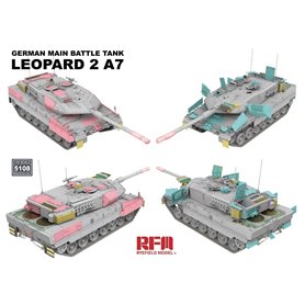 RFM 1:35 Leopard 2A7 - GERMAN MAIN BATTLE TANK W/WORKABLE TRACKS