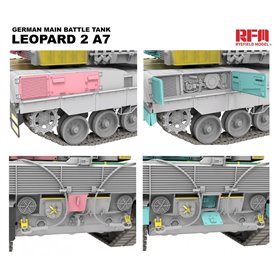 RFM 1:35 Leopard 2A7 - GERMAN MAIN BATTLE TANK W/WORKABLE TRACKS