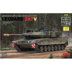 RFM 1:35 Leopard 2A7V - GERMAN MAIN BATTLE TANK W/WORKABLE TRACKS