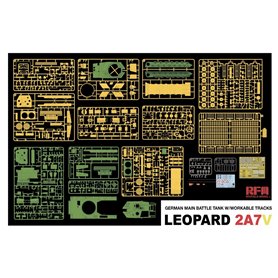 RFM 1:35 Leopard 2A7V - GERMAN MAIN BATTLE TANK W/WORKABLE TRACKS