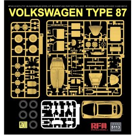 RFM 1:35 Volkswagen Type 87 - W/FULL INTERIOR