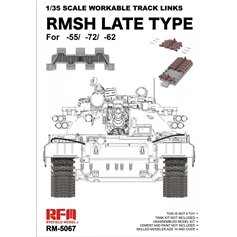 RFM 1:35 Gąsienice WORKABLE TRACK LINKS RMSH LATE TYPE do T-55 / T-72 / T-62
