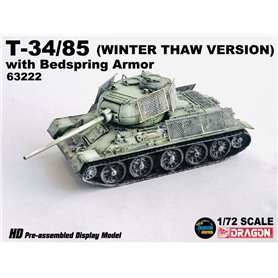 Dragon Armor 63222 T-34/85 w/Bedspring Armor (Winter Thaw Version)