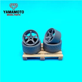 Yamamoto YMPRIM21 Advan Racing GT 4 18" + Tyres
