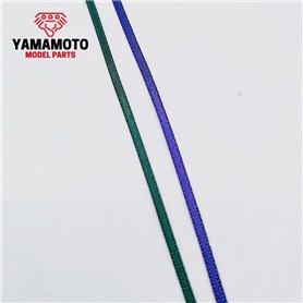 Yamamoto YMPTUN117 Racing Seatbelts 4 Points Set 2 - Blue & Green