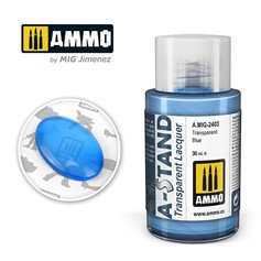 Ammo of MIG 2403 A-STAND Transparent Blue - 30ml