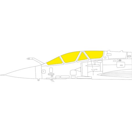 Eduard 1:48 Masks TFACE for Mirage 2000D - Kinetic 