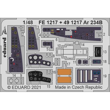 Eduard 1:48 Ar 234B dla Hasegawa/Hobby 2000