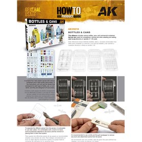 AK Interactive 35018 Bottles & Cans