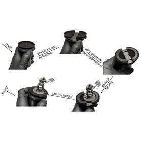 Pluton 77114 GripX r1 uchwyt do malowania figurek