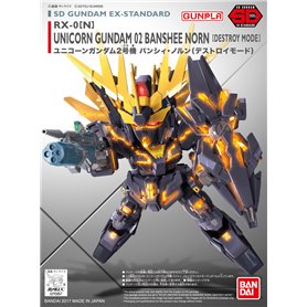 Bandai 65628 SDEX UNICORN GUNDAM 02 BANSHEE NORN [DESTROY MODE] GUN65628
