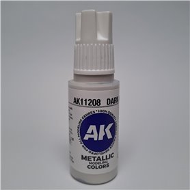 AK Interactive 3RD GENERATION ACRYLICS - DARK ALUMINIUM - 17ml