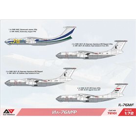 A&A Models 72101 IL-76MF Military Transport Aircraft