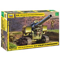 Zvezda 1:35 B-4 STALINS SLEDGEHAMMER - SOVIET 203MM HOWITZER M1931 