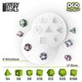 Green Stuff World Farba Silicon dice mold DnD 102x102mm