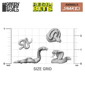 Green Stuff World 3D PRINTED SET - SNAKES