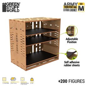 Green Stuff World Farba Army transport Bag – Extra Cabinet M