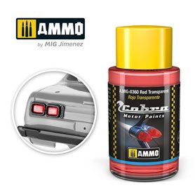 Ammo of MIG COBRA MOTOR Red Transparent - 30ml