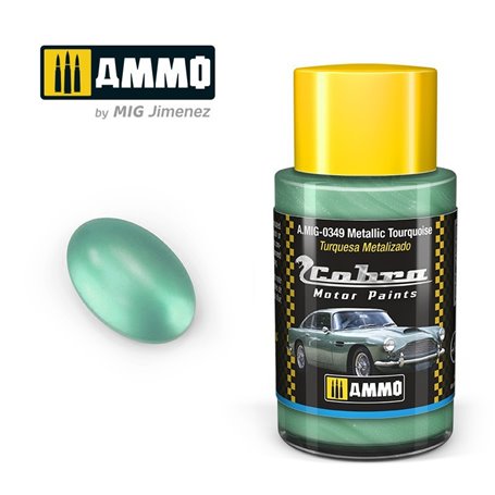 Ammo of MIG COBRA MOTOR Metallic Tourquoise - 30ml