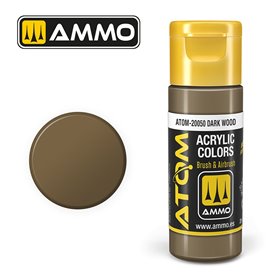 Ammo of MIG ATOM COLOR Dark Wood - 20ml
