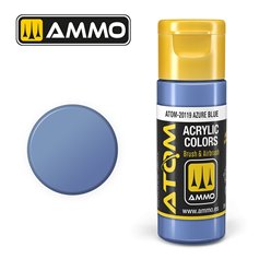 Ammo of MIG ATOM COLOR Azure Blue - 20ml