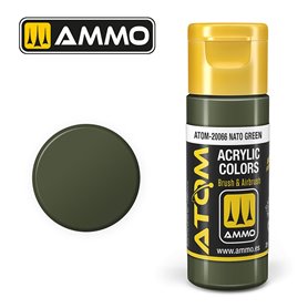 Ammo of MIG ATOM COLOR NATO Green - 20ml