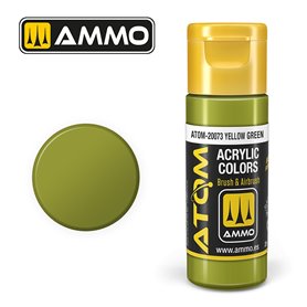 Ammo of MIG ATOM COLOR Yellow Green - 20ml