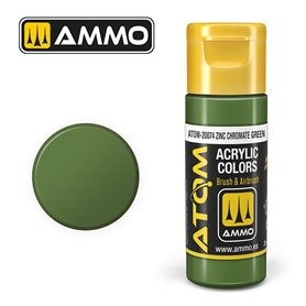 Ammo of MIG ATOM COLOR Zinc Chromate Green - 20ml