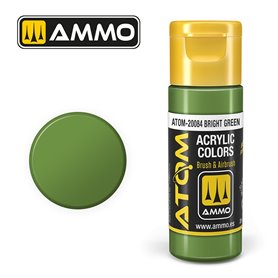 Ammo of MIG ATOM COLOR Bright Green - 20ml