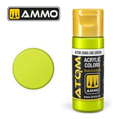Ammo of MIG ATOM COLOR Lime Green - 20ml