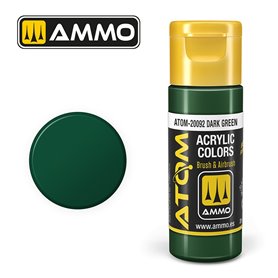 Ammo of MIG ATOM COLOR Dark Green - 20ml