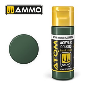 Ammo of MIG ATOM COLOR Phtalo Green - 20ml