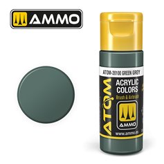 Ammo of MIG ATOM COLOR Green Grey - 20ml