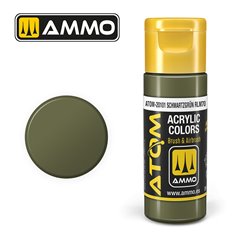 Ammo of MIG ATOM COLOR Schwartzgrun RLM 70 - 20ml