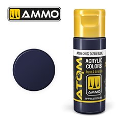 Ammo of MIG ATOM COLOR Ocean Blue - 20ml