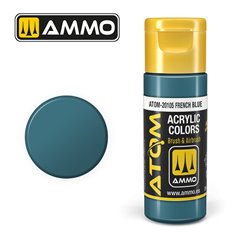 Ammo of MIG ATOM COLOR French Blue - 20ml