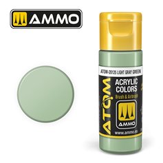 Ammo of MIG ATOM COLOR Light Gray Green - 20ml