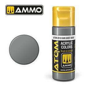 Ammo of MIG ATOM COLOR Dark Ghost Gray - 20ml